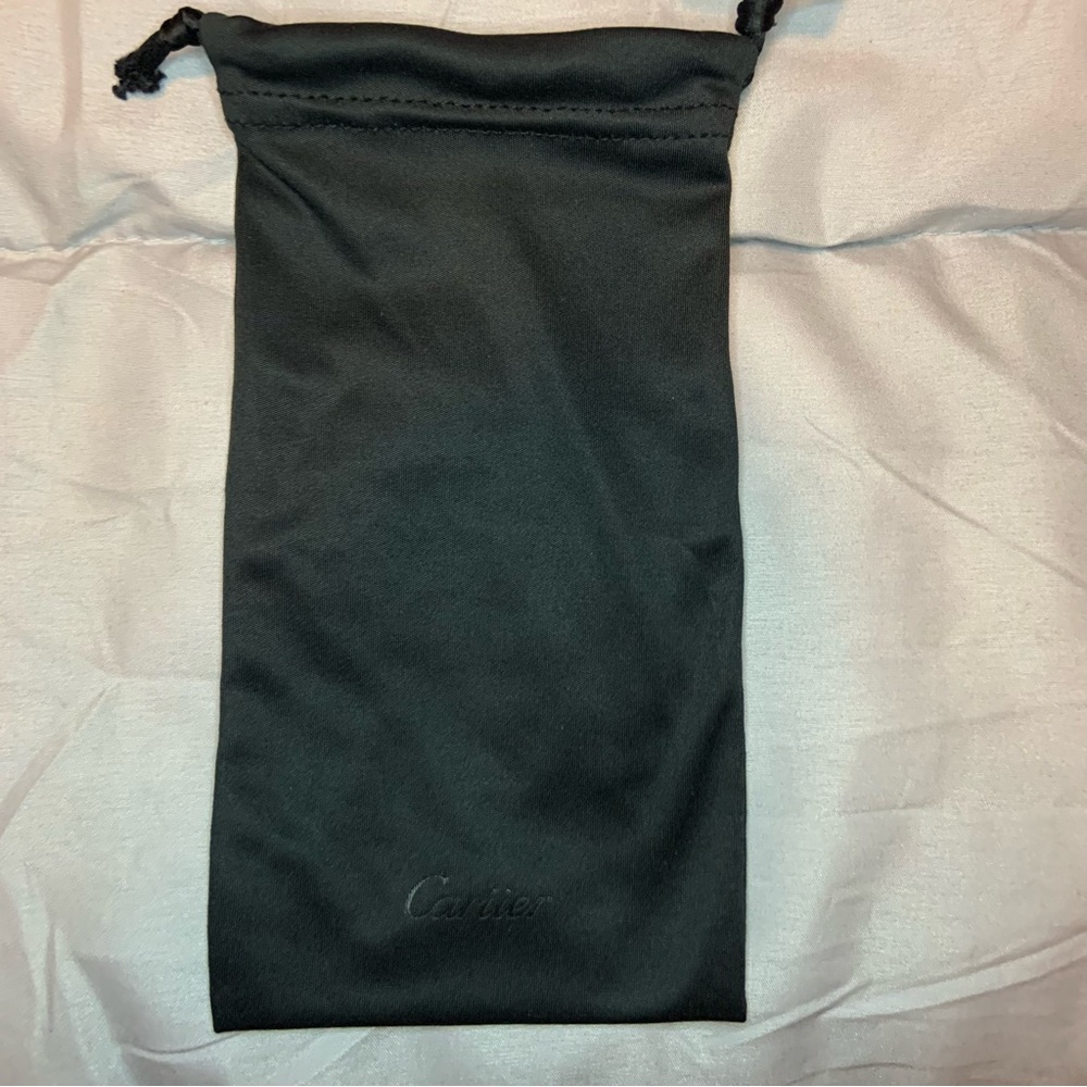 Cartier GLASSES Black Pouch